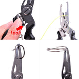 Multifunction Fishing Pliers, Scissor Braid Line Cutter,  Hook Remover etc.
